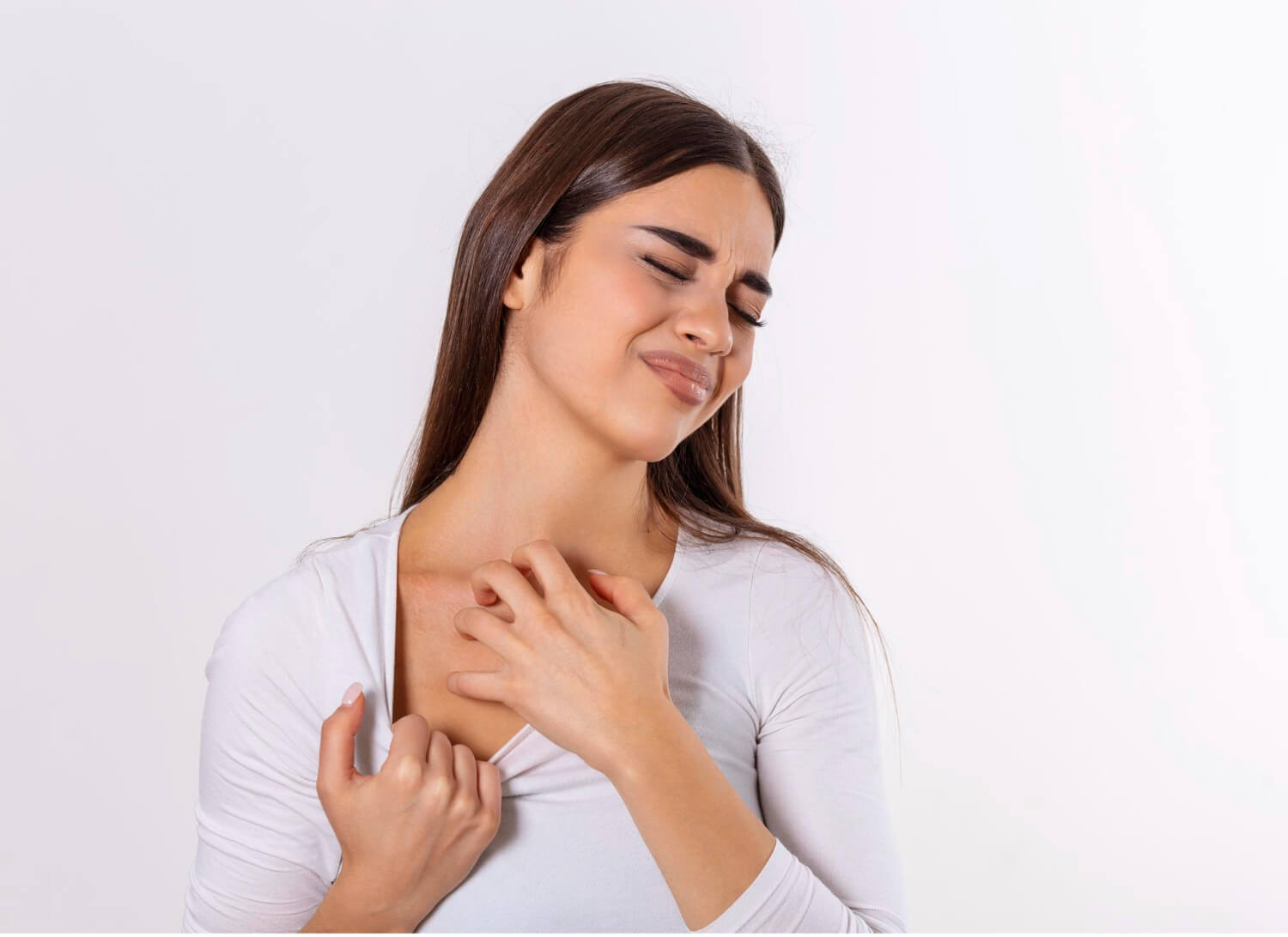 young-woman-scratching-her-neck-due-itching-gray-background-female-has-itching-neck-concept-allergy-symptoms-healthcare